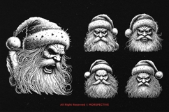10 Bundle Dark Art Santa Claus Scary Horror Christmas Product Image 3