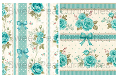 Shabby Chic, Flowers, Papers, Junk Journal Product Image 2