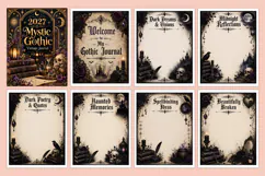 2027 Mystic Gothic Vintage Journal Kdp interiors Product Image 2