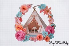 Watercolor Boho Caravan Clipart Bundle PNG Product Image 5