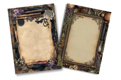 Apothecary Gothic Junk Journal Pages Product Image 2