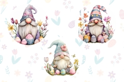 Cartoon Easter Gnome Keychain, Easter Gnome Sublimation Product Image 2