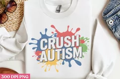 Crush autism PNG, Autism Sublimation PNG Product Image 1