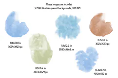 Autumn Gnomes Watercolor Clipart PNG Product Image 3