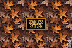 Autumn Leaf Texture Digital Paper Product Image 2