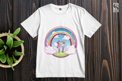 Rainbow Cloud Clipart Sublimation PNG Product Image 2