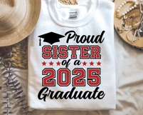 Proud Sister and Brother of a 2025 Graduate | Senior Family Product Image 2