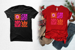 Vibrant Floral Abstract Block Embroidery Design Product Image 2