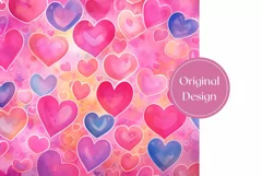 Pink Tumbler Design, Valentine's Day Sublimation Tumbler PNG Product Image 2