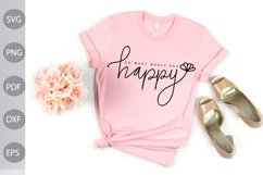 Do What Makes You Happy SVG - Boho Girl SVG Design Product Image 1