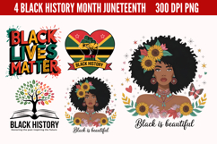 Black History Month Juneteenth Subliamtion Bundle PNG Product Image 3