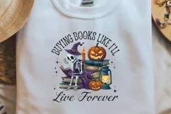 Vintage Halloween Bookish Buying books like I ll live foreve Product Image 2