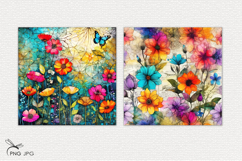 Floral digital paper Product Image 2