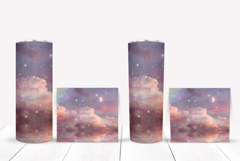 Moon Tumbler Design, Glitter Sky Tumbler, Rainbow PNG Product Image 2