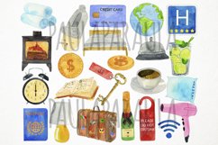 Watercolor Hotel Clipart, Hostel Clipart, Motel Clipart Product Image 2