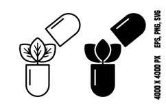 Organic Medicine icons Product Image 1