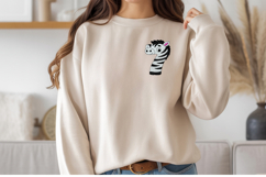 Zebra Number 7 Embroidery Design Product Image 2