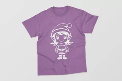 Elf svg, Boy Elf svg, Girl Elf svg, Christmas Elf svg Product Image 2
