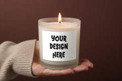 Editable Soy wax candle mockup Product Image 3