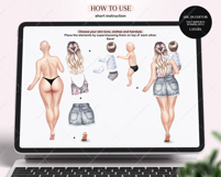 Curvy Family Clipart Portrait Creator Product Image 2