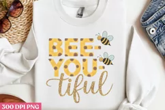 Bee you tiful PNG, Sunflower Quotes Sublimation PNG Product Image 3