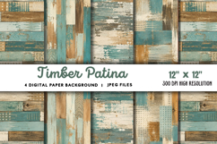Timber Patina Rough Wood Backgrounds JPG Product Image 1