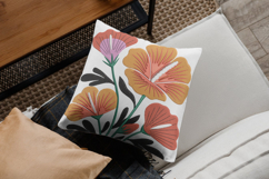 Bright Floral Embroidery Design | Colorful Flower Pattern Product Image 2
