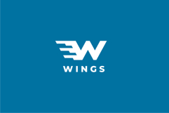 Wings Letter W Logo Design Vector Product Image 2