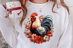 Cute Pink Christmas Animals Clipart Sublimation Product Image 2