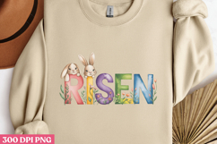 risen PNG, Retro Easter Day Sublimation PNG Product Image 2