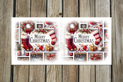 Christmas collage | 4 retro Sublimation Mug designs Product Image 2