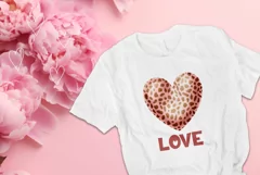 Love Heart Illustration PNG, Valentine's Heart Sublimation Product Image 2