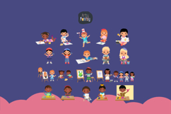 Painting Kids Clipart Bundle Product Image 2