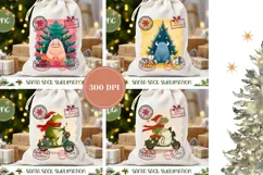 Christmas Frog Santa Sack, Christmas Monster Santa Sack Product Image 2