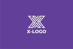 Geometric Letter X Logo Design Vector Product Image 2