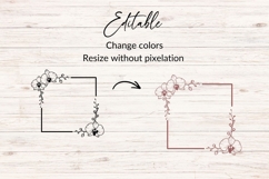 Orchid Square Frame SVG Product Image 2