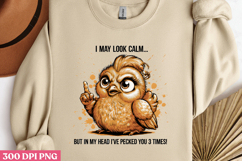 I MAY LOOK CALM... BUT IN MY HEAD PNG Product Image 3