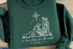 Greatest Gift of All Nativity PNG, Matthew 2:11 Christian Ch Product Image 2