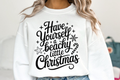 Have yourself a Beachy little Christmas Svg | Shirt Svg Product Image 1