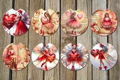 Valentine fairy | 8 love car coaster &amp; key chain designs Product Image 2