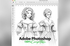 70 Procreate Victorian Style Stamp Brushes Product Image 12