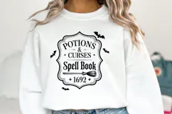 Spell Book Svg | Halloween Svg | Shirt Svg Product Image 1