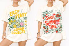 Sweet Girly Summer PNG, Lemonade Strawberry Sunshine Beach Product Image 2