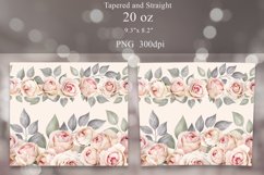 Floral Tumbler Sublimation Bundle | Roses Tumbler Wrap 20oz Product Image 3