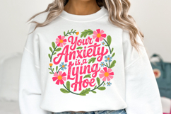 Your Anxiety is a lying hoe Svg | Svg Cut File | Shirt Svg Product Image 2