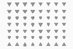 56 Geometric Mono Line Vector Logos Product Image 2