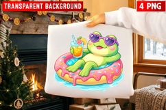 Cute Summer PNG | Kawaii Fruits, Frog &amp; Watermelon Sun Product Image 3
