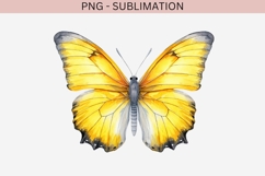 Yellow butterfly png design for T-shirts Product Image 2