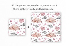 Valentines Flowers Seamless Pattern Product Image 2