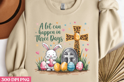 A lot can happen in PNG, Retro Easter Day Sublimation PNG Product Image 2